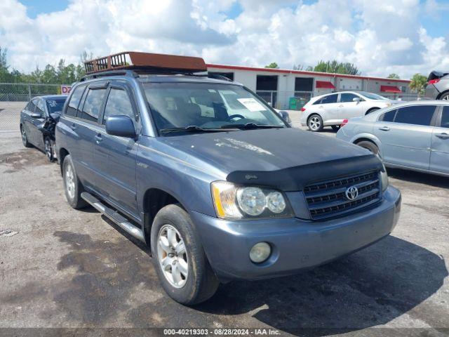  Salvage Toyota Highlander