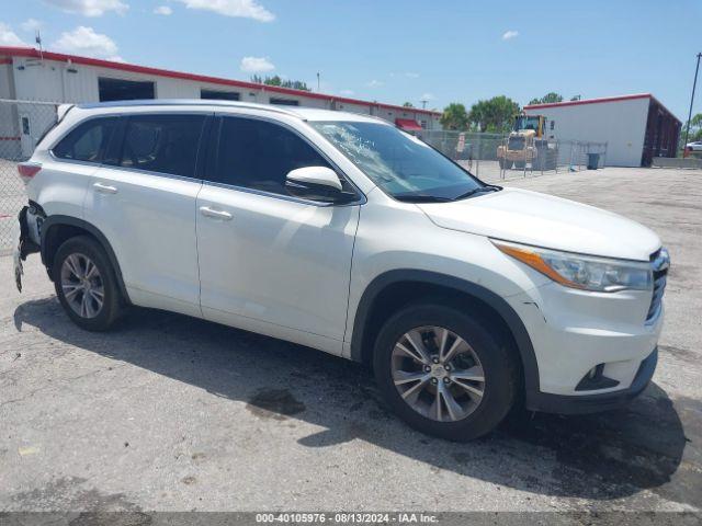  Salvage Toyota Highlander