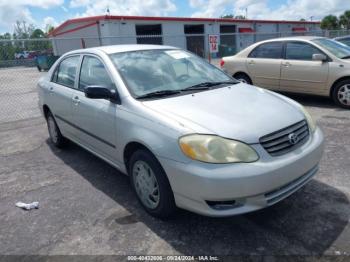  Salvage Toyota Corolla