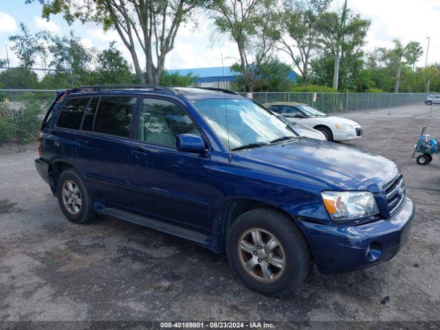  Salvage Toyota Highlander