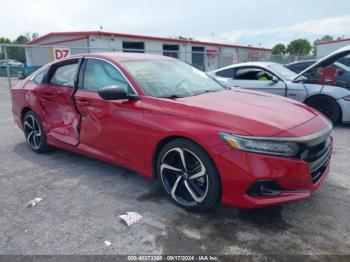  Salvage Honda Accord