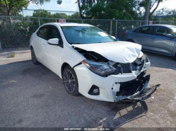  Salvage Toyota Corolla