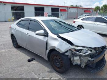  Salvage Toyota Corolla