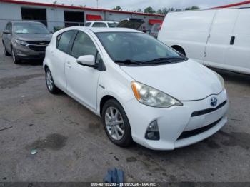  Salvage Toyota Prius c