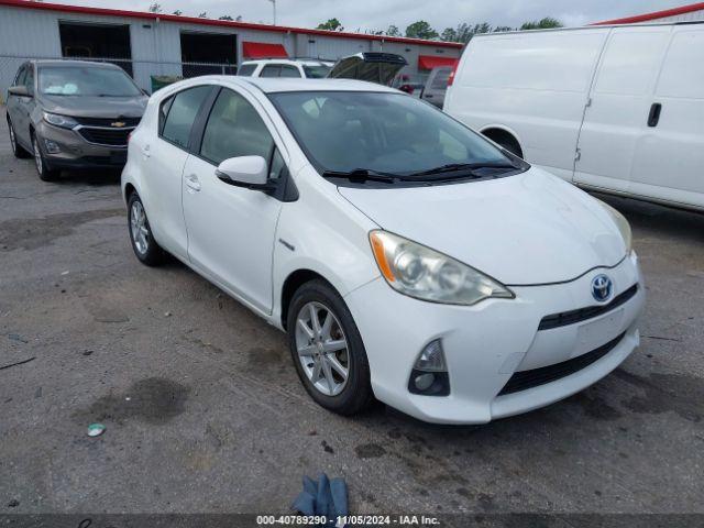  Salvage Toyota Prius c