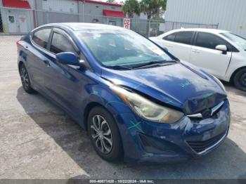  Salvage Hyundai ELANTRA