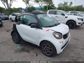  Salvage Smart fortwo electric drive