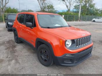  Salvage Jeep Renegade