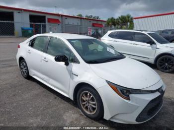  Salvage Toyota Corolla