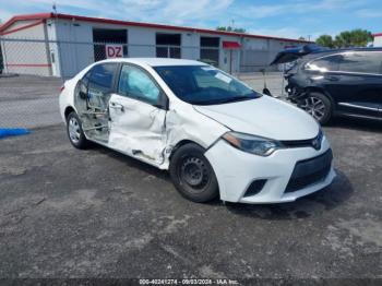  Salvage Toyota Corolla