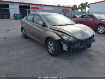  Salvage Hyundai ELANTRA