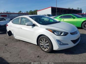  Salvage Hyundai ELANTRA