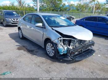  Salvage Toyota Corolla