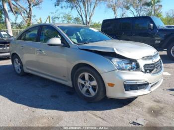  Salvage Chevrolet Cruze