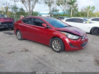  Salvage Hyundai ELANTRA