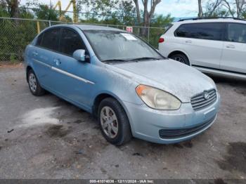  Salvage Hyundai ACCENT