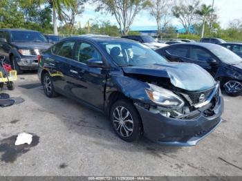  Salvage Nissan Sentra