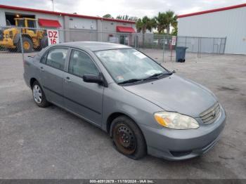  Salvage Toyota Corolla