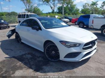  Salvage Mercedes-Benz Cla-class