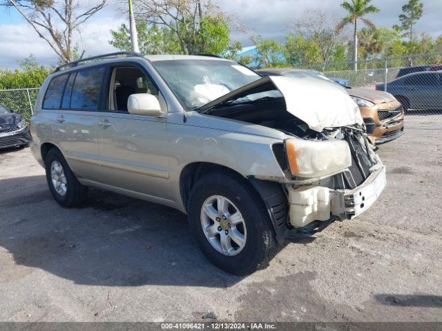  Salvage Toyota Highlander