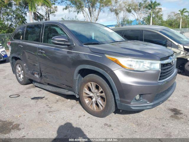  Salvage Toyota Highlander