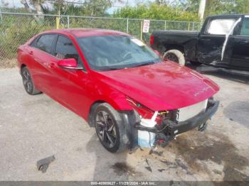  Salvage Hyundai ELANTRA