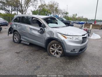  Salvage Toyota Highlander