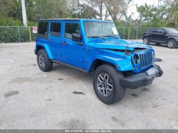  Salvage Jeep Wrangler