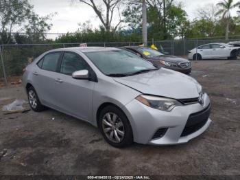  Salvage Toyota Corolla