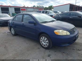  Salvage Toyota Corolla