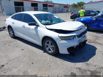  Salvage Chevrolet Malibu