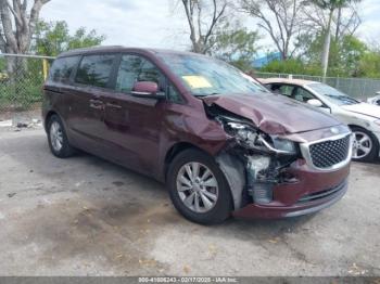  Salvage Kia Sedona