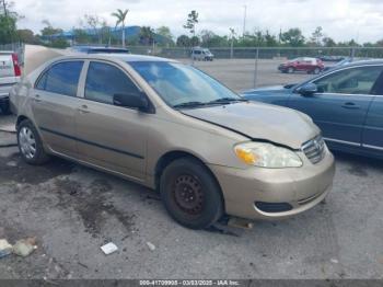  Salvage Toyota Corolla