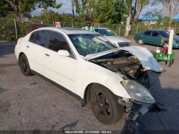  Salvage INFINITI G35