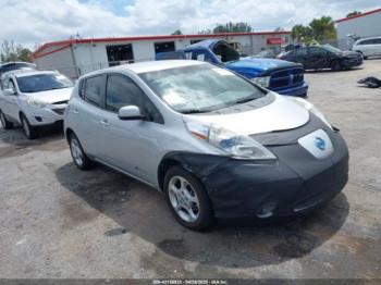  Salvage Nissan LEAF