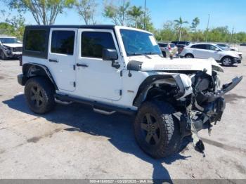  Salvage Jeep Wrangler