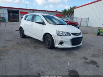  Salvage Chevrolet Sonic