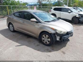  Salvage Hyundai ELANTRA