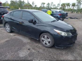  Salvage Chevrolet Cruze