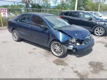  Salvage Toyota Corolla