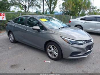  Salvage Chevrolet Cruze
