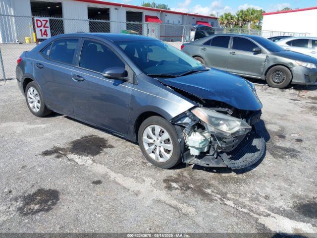  Salvage Toyota Corolla