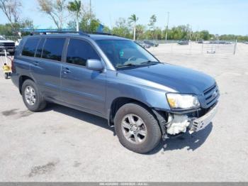  Salvage Toyota Highlander