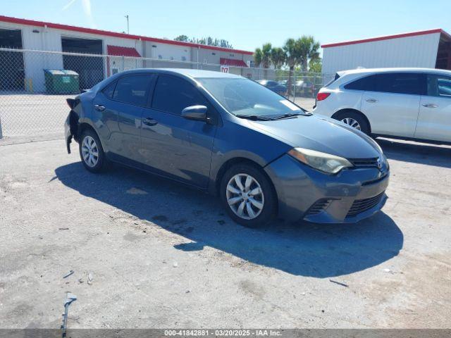  Salvage Toyota Corolla