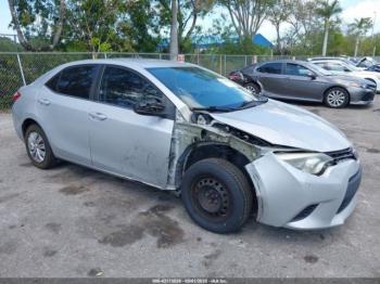  Salvage Toyota Corolla