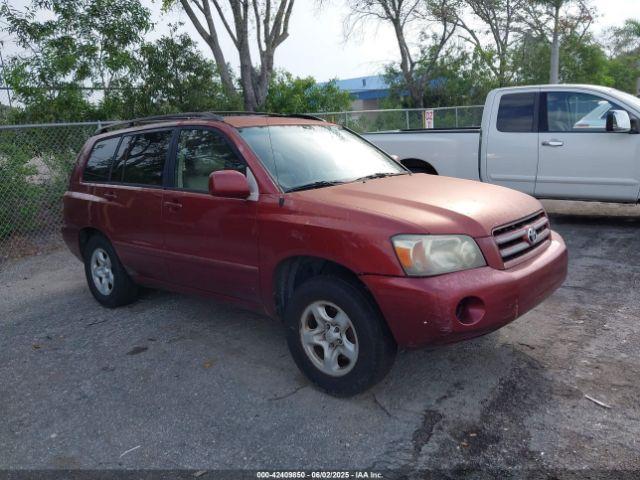  Salvage Toyota Highlander