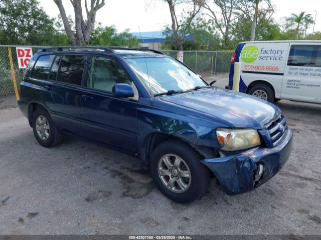  Salvage Toyota Highlander