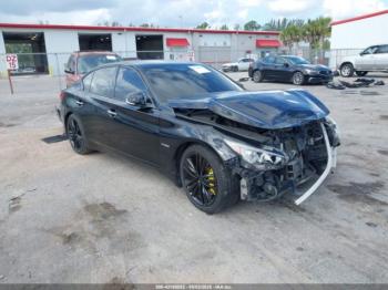  Salvage INFINITI Q50 Hybrid
