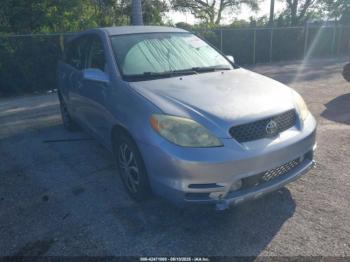  Salvage Toyota Matrix