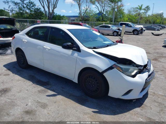  Salvage Toyota Corolla